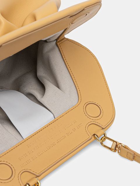 Themoire torebka kolor żółty TMFW25TN121