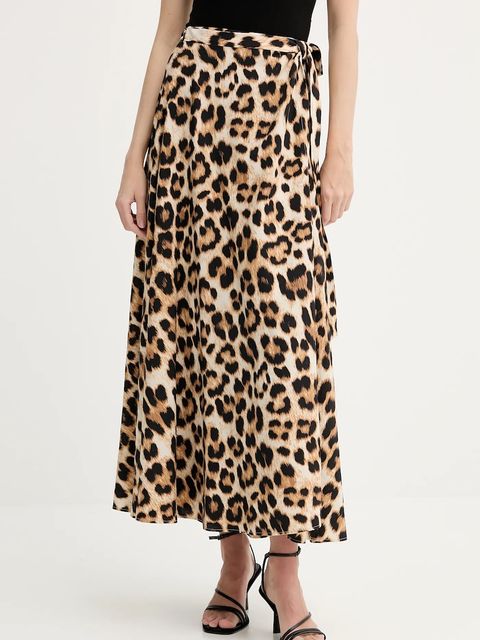 MUNTHE spódnica UBBA kolor brązowy maxi rozkloszowana 255120525519 - zdjęcie produktu nr 1