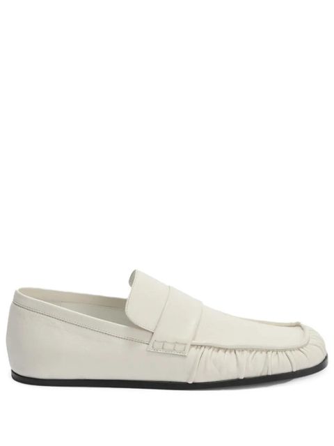 Jil Sander leather loafers - White - zdjęcie produktu nr 1