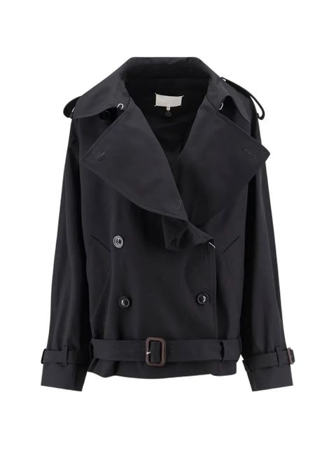 Maison Margiela belted double-breasted jacket - Black - zdjęcie produktu nr 1
