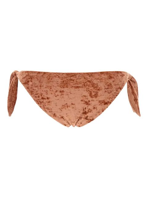 Chloé stretch velvet bikini slip - Orange - zdjęcie produktu nr 2