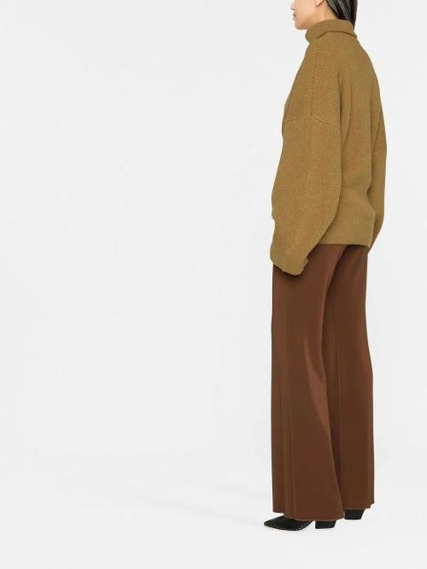 The Attico Grace high-neck jumper - Green