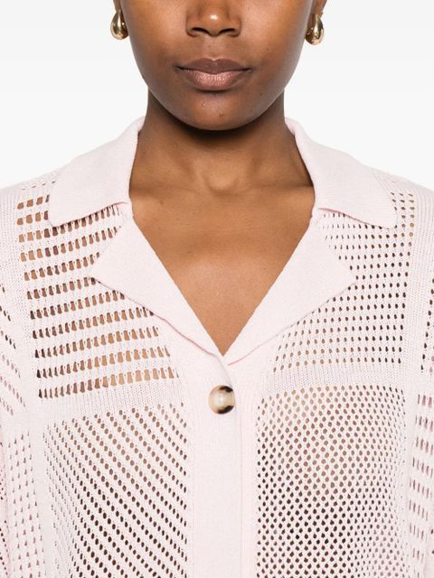 Nanushka knitted shirt - Pink
