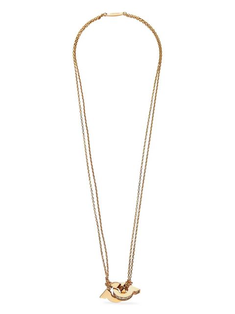 Ferragamo Double Gancini pendant necklace - Gold - zdjęcie produktu nr 1