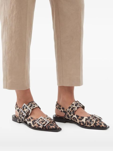 GANNI buckle sandals - Neutrals