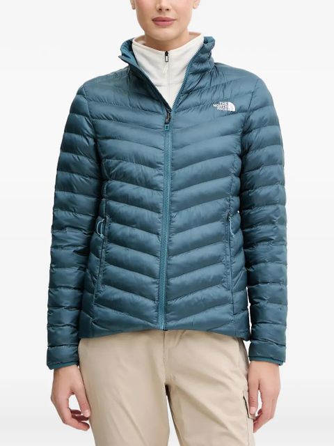 The North Face chevron quilted jacket - Blue - zdjęcie produktu nr 1