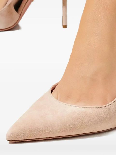 Aquazzura 105mm Dangerous Liaisons pointed cut-out pumps - Neutrals