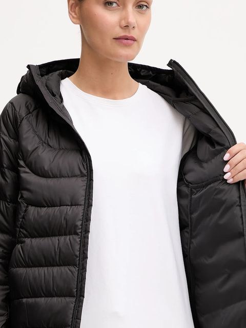 Puma kurtka puchowa kolor czarny przejściowa 685234