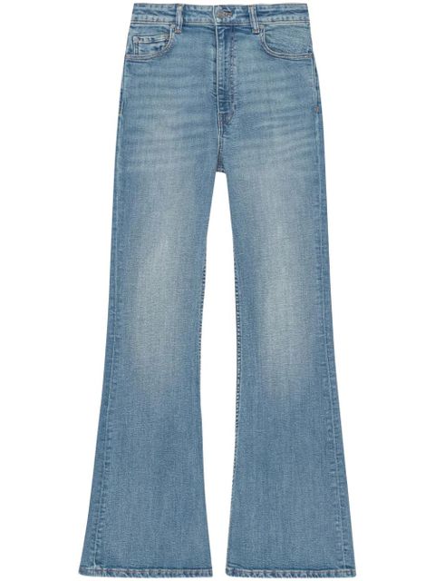 GANNI mid-rise flared jeans - Blue - zdjęcie produktu nr 1