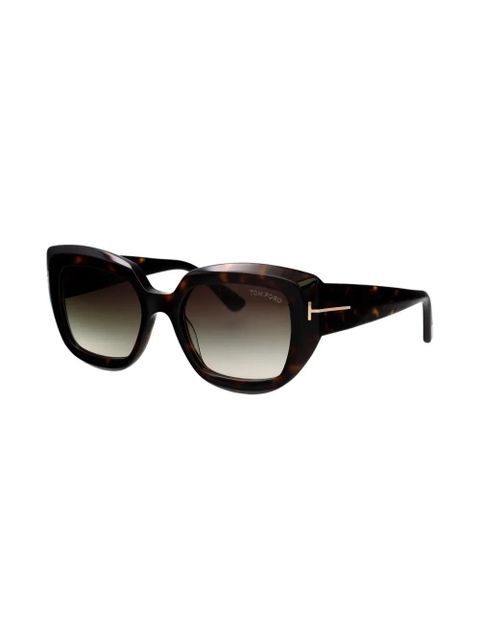 TOM FORD Eyewear square-frame sunglasses - Brown - zdjęcie produktu nr 2