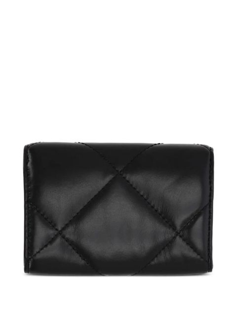 Tory Burch quilted logo wallet - Black - zdjęcie produktu nr 2