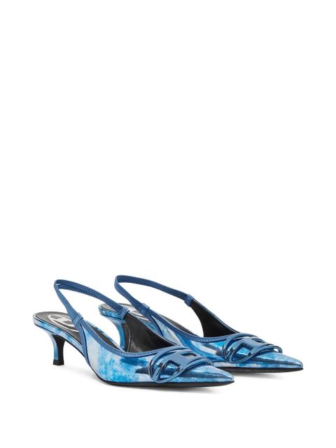 Diesel 40mm D-VENUS pumps - Blue - zdjęcie produktu nr 2