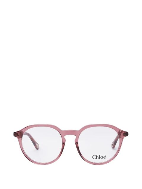 Chloé square rim eyeglasses - Pink - zdjęcie produktu nr 1