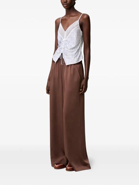 Claudie Pierlot lace floral top - White