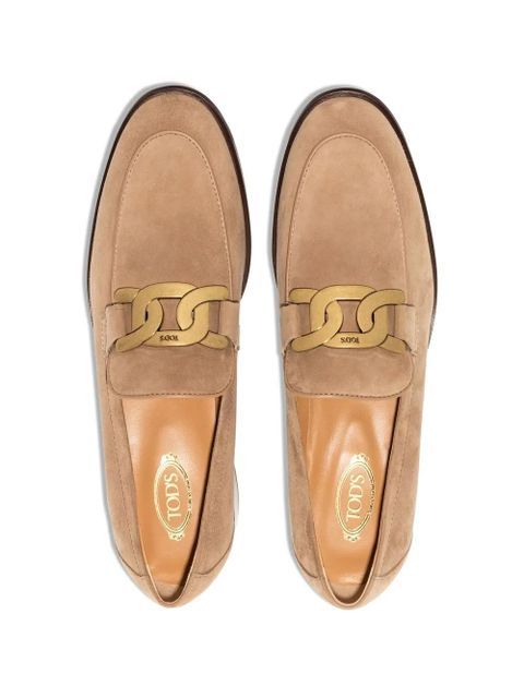 Tod's Tod's Kate chain-link loafers - Neutrals