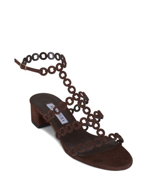 Aquazzura 35mm Infinity Chain sandals - Brown - zdjęcie produktu nr 2