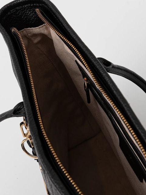 Geox torebka skórzana MIEREILLE kolor czarny D56ZPA 00046