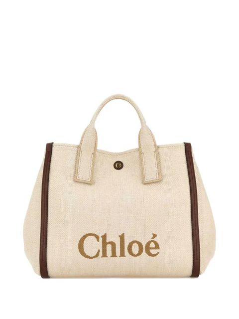 Chloé logo-print tote bag - Neutrals - zdjęcie produktu nr 1