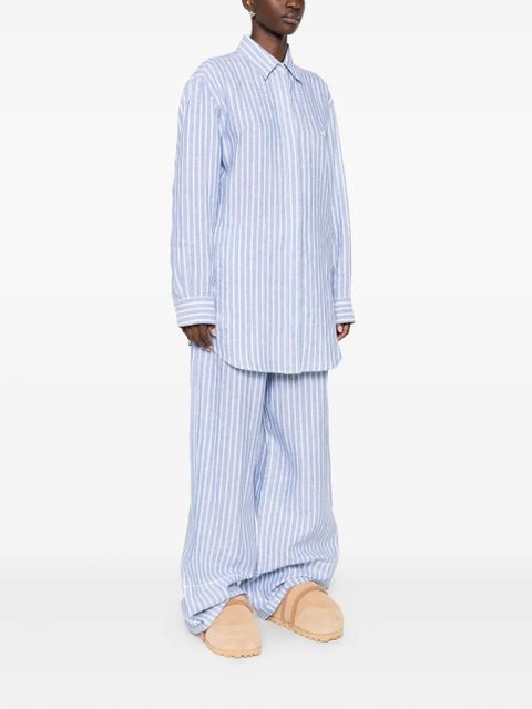 Off-White striped shirt dress - Blue - zdjęcie produktu nr 2