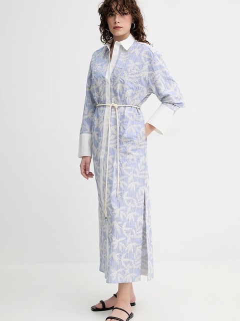 MUNTHE sukienka bawełniana FILIRA