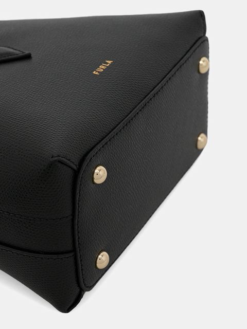 Furla torebka skórzana kolor zielony WE00876 ARE000 4491S