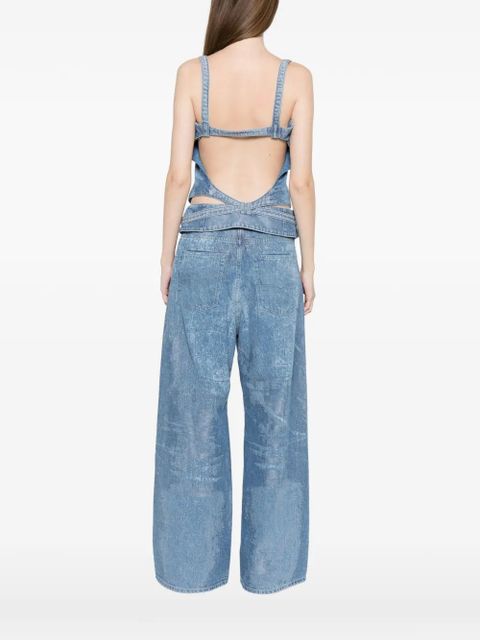 Diesel square neck top - Blue