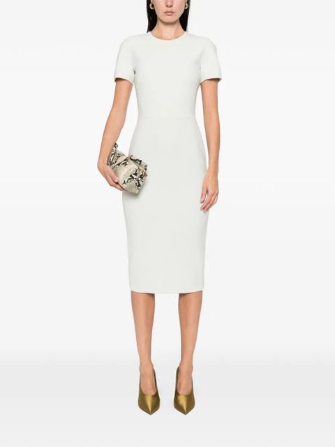 Victoria Beckham short-sleeve midi dress - Green