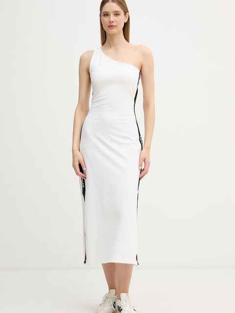 EA7 Emporio Armani sukienka letnia bawełniana z elastanem - zdjęcie produktu nr 1