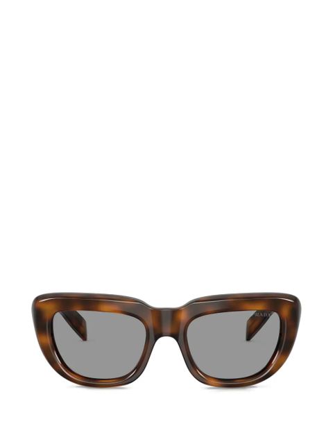 Prada Eyewear browline sunglasses - Brown - zdjęcie produktu nr 1