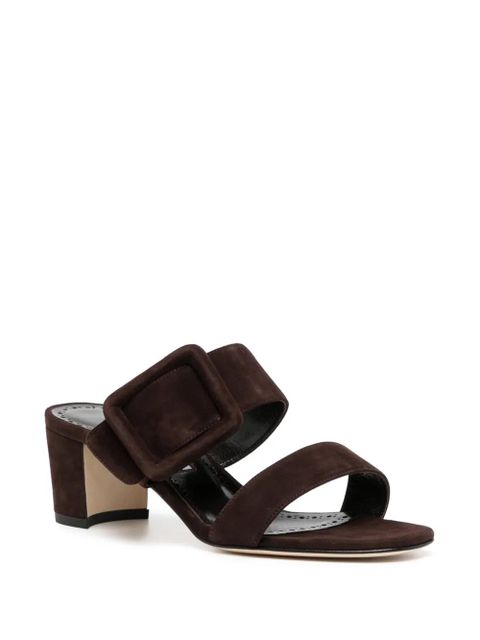 Manolo Blahnik 50mm Titubanew sandals - Brown - zdjęcie produktu nr 2