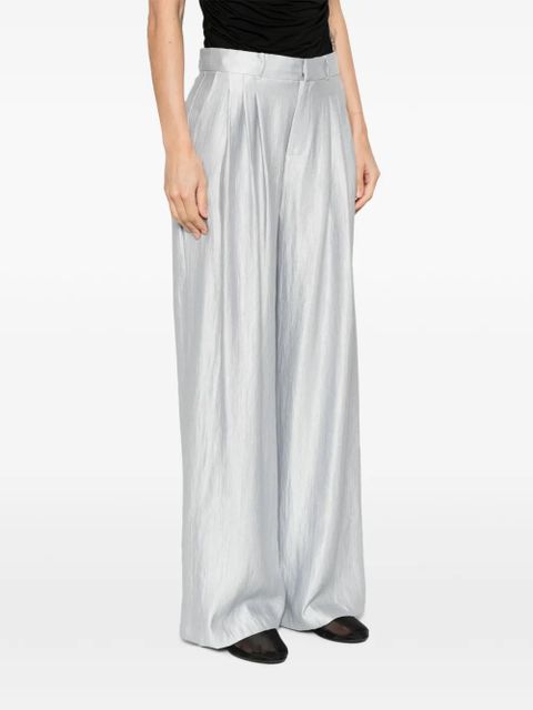 Eleh pleated palazzo pants - Grey