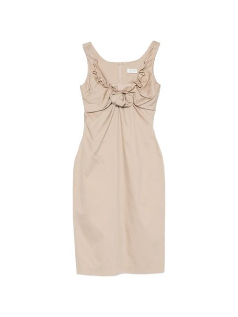 Magda Butrym flower-detail midi dress - Neutrals - zdjęcie produktu nr 1