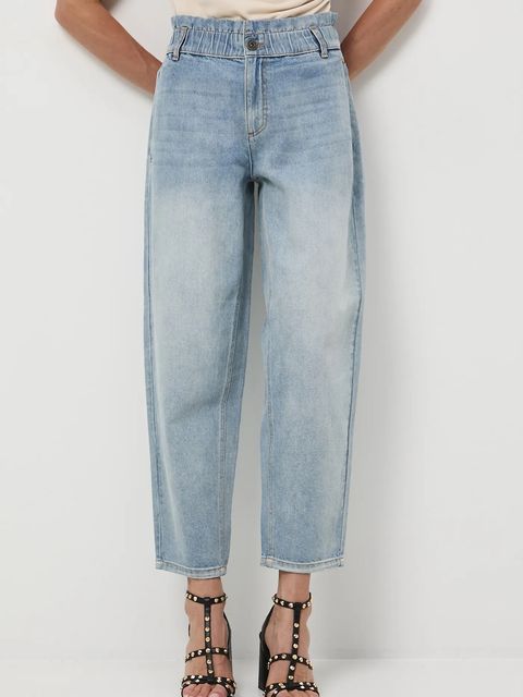 Medicine jeansy bawełniane damskie kolor niebieski - zdjęcie produktu nr 2