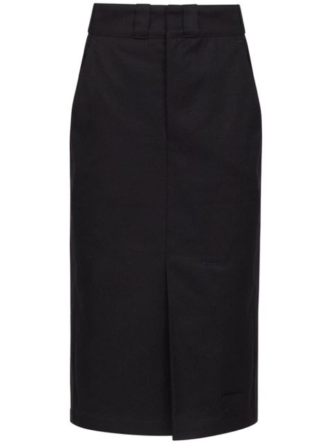 Maison Margiela high-rise midi skirt - Black - zdjęcie produktu nr 1