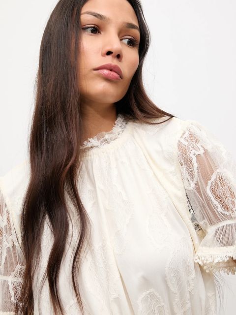 Answear.LAB bluzka damska kolor beżowy gładka