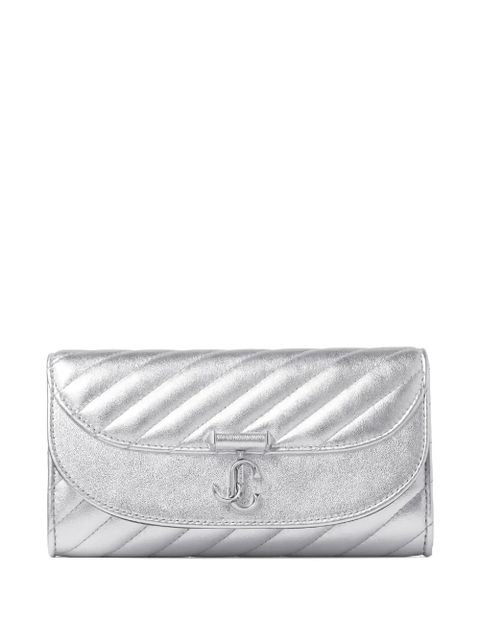 Jimmy Choo Quilted chain mini bag - Silver - zdjęcie produktu nr 1