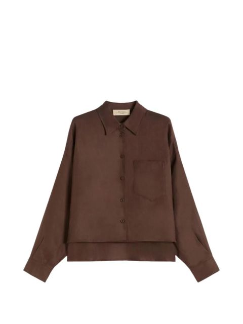 Weekend Max Mara chest-pocket linen jacket - Brown - zdjęcie produktu nr 1