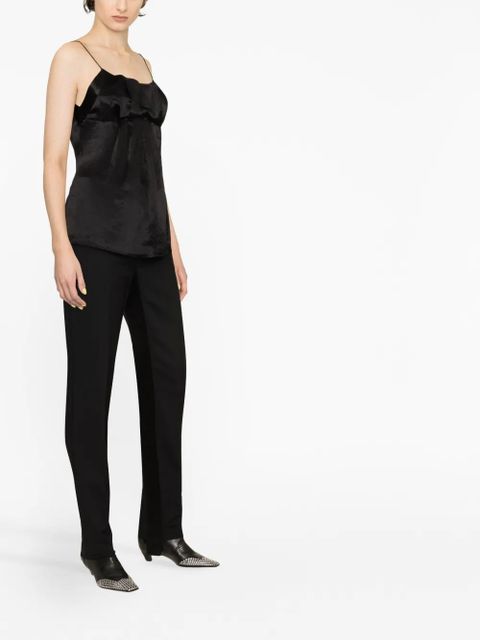 Jil Sander pleated vest top - Black - zdjęcie produktu nr 2