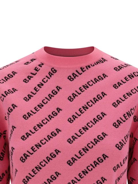 Balenciaga jacquard sweater - Pink - zdjęcie produktu nr 2
