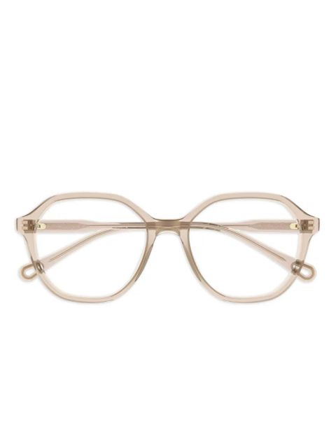 Chloé Eyewear round-frame glasses - Pink - zdjęcie produktu nr 1