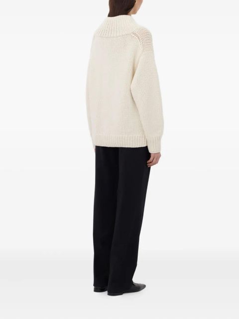 LouLou de Saison Ryle crew-neck sweater - Neutrals