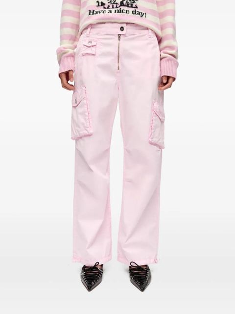 GANNI straight cargo pants - Pink - zdjęcie produktu nr 2