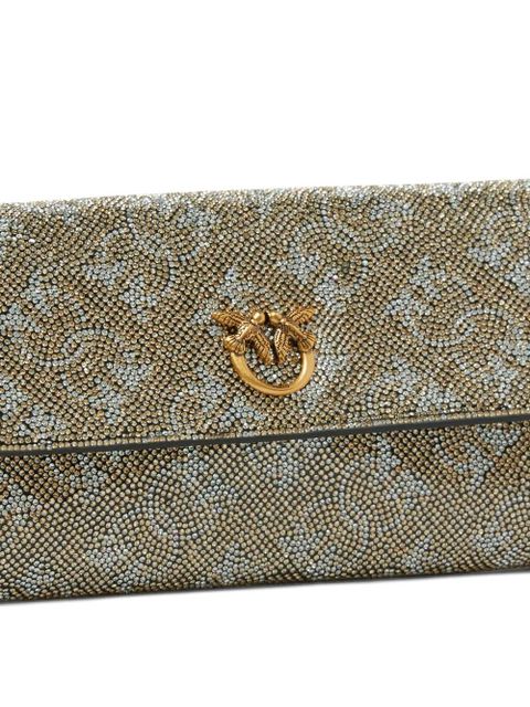 PINKO crystal-embellished wallet - Gold - zdjęcie produktu nr 2