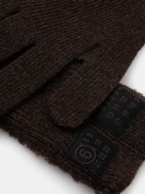 MM6 Maison Margiela rękawiczki z dodatkiem wełny - zdjęcie produktu nr 2