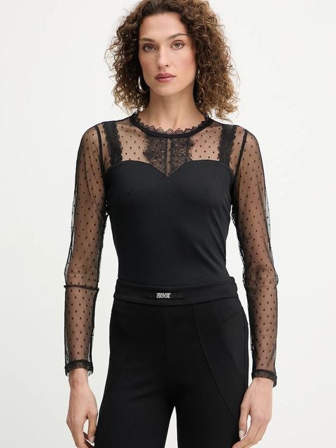 Morgan bluzka damska kolor czarny gładka TIPO - zdjęcie produktu nr 1