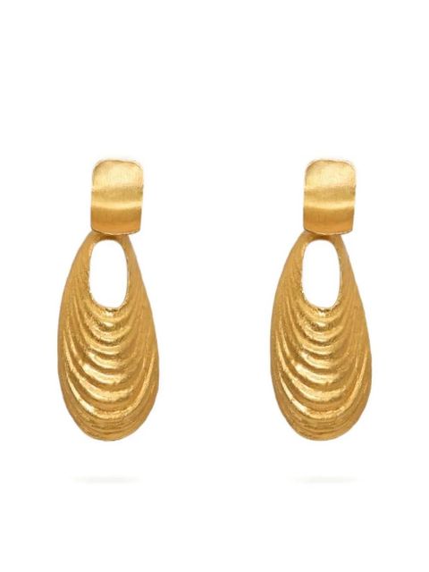 Johanna Ortiz Chinampas Islands tiered earrings - Gold