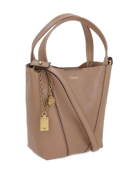 Chloé leather tote bag - Brown