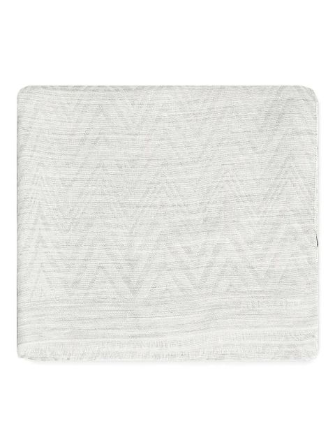 Missoni chevron fringed scarf - White - zdjęcie produktu nr 2