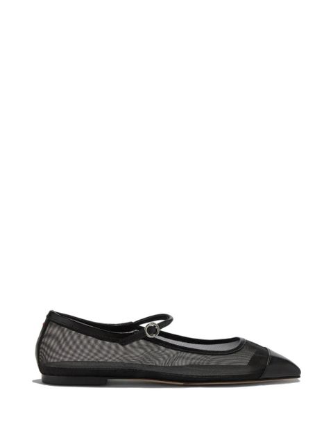 Aeyde Uma mesh ballet flats - Black - zdjęcie produktu nr 1