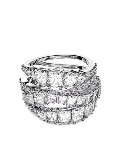 Swarovski Twist Wrap ring - Silver